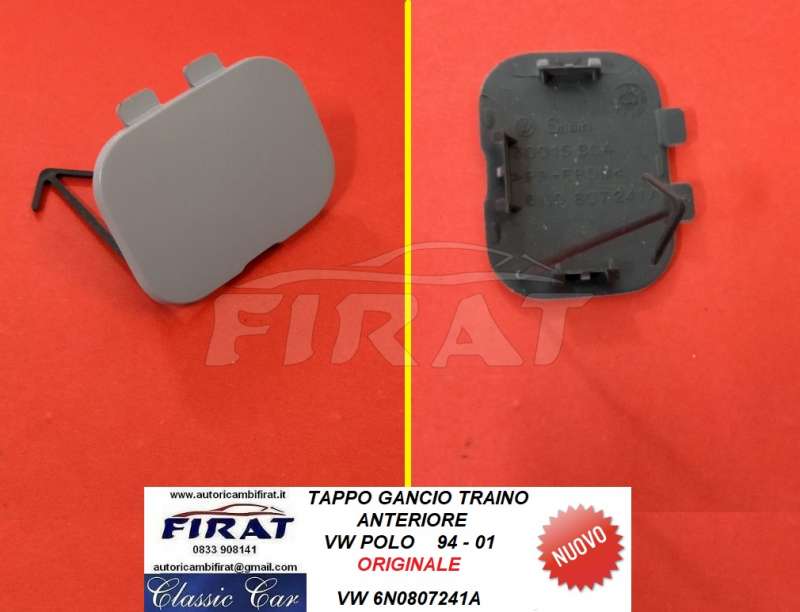 TAPPO GANCIO TRAINO VW POLO 94-01 ANT. (6N0807241A)